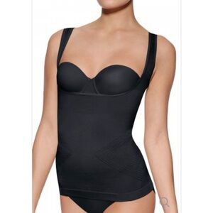 BALI - SEAMLESS CAMI CORSET FIRM SLIMMING TOP BLACK XL